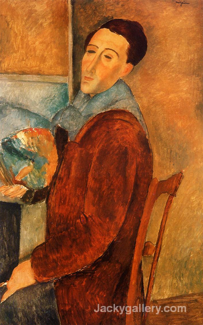 Self Portrait by Amedeo Modigliani paintings reproduction